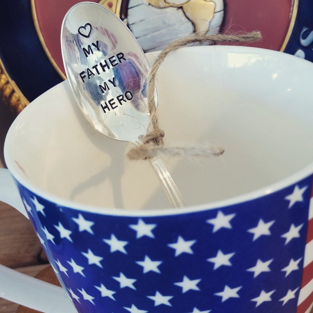 My Father My Hero Spoon, Coffee, Tea, Ice Cream